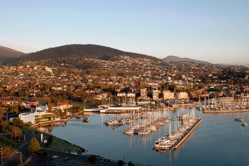 a photo of a harbour in Tasmania
