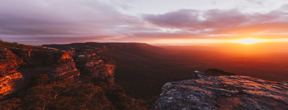Cahil’s lookout - sunsets in Katoomba