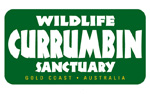 Currumbin Wildlife Sanctuary Logo with Green Background