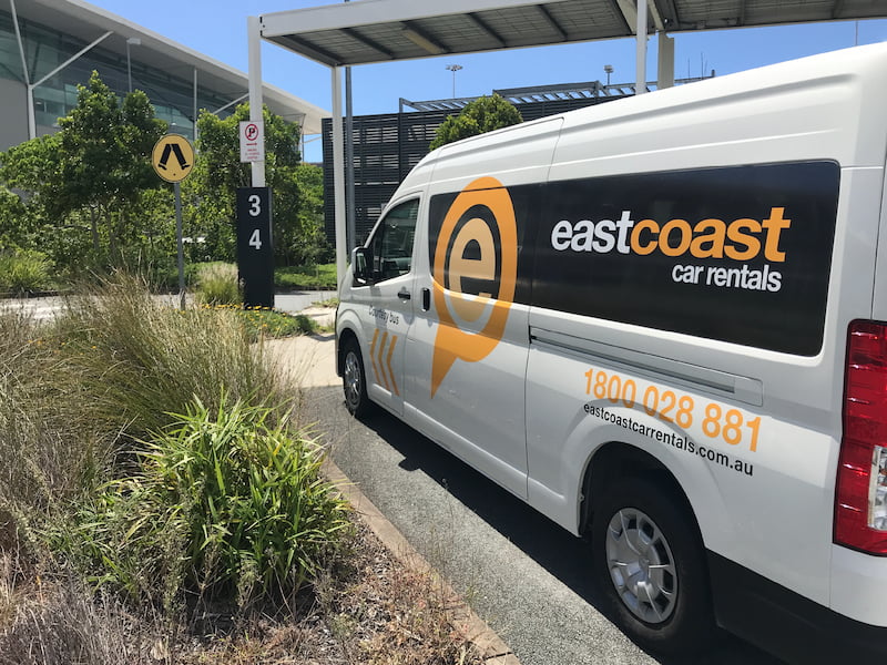 Brisbane Airport Free Shuttle Bus Pickup Instructions International Arrivals. East Coast Car