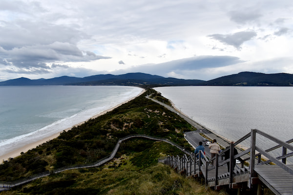 Lookout on Bruny Island on a Hobart Car Hire Road trip