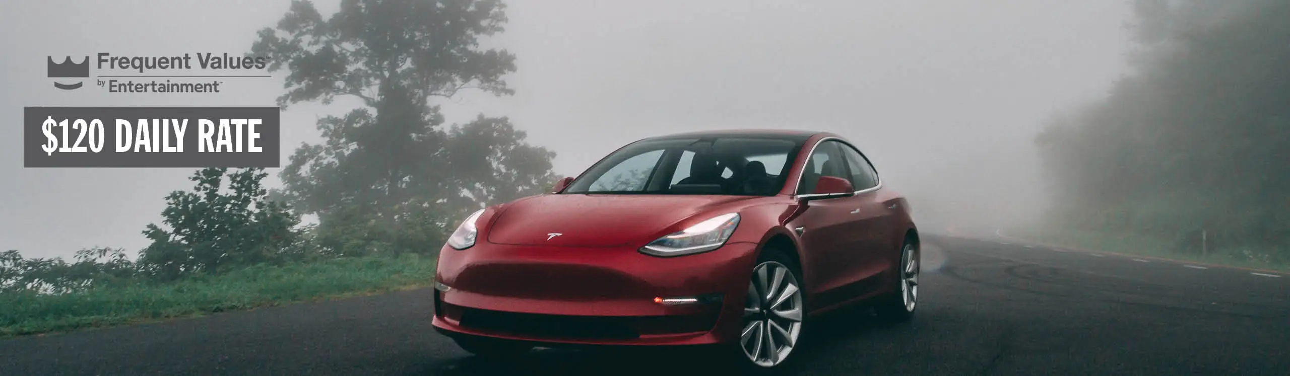 Frequent Values - Rent a Tesla for $120 a day