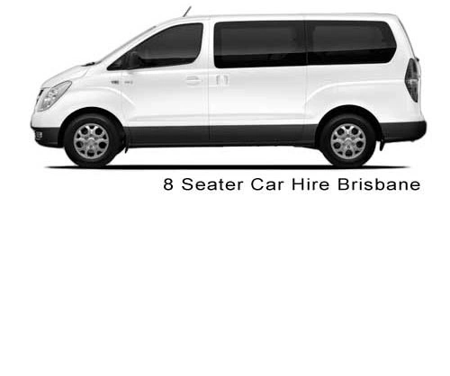 8 seater minivan hire near  brisbane airport