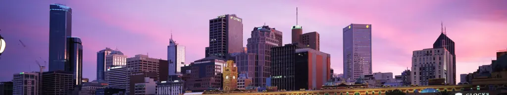 Melbourne City skyline