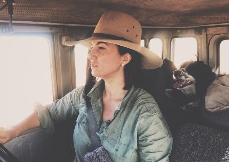 Edwina on her Wanderer of the West lap of Australia