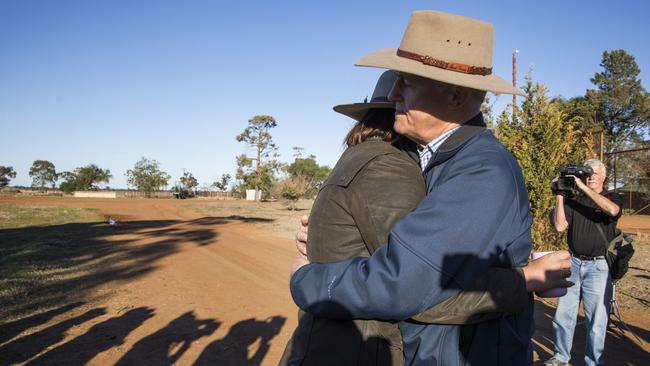 The hug that stopped the nation